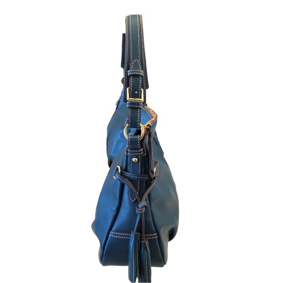 Dooney & Bourke Teagan 2pc Italian Vacchetta Leather Florentine Satchel MultiHP - Picture 5 of 16